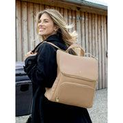 Mochila cambiador Stackers para bebé - Camel Tan
