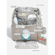 Mochila cambiador Stackers para bebé - Taupe