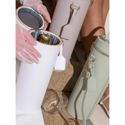 Bolsa para botellas de champán Stackers - White Pebble