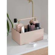 Organizador de cosméticos Stackers Classic - Rubor y dorado
