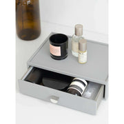 Organizador de maquillaje con cajones Stackers Classic - Pebble Grey