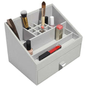 Organizador de maquillaje Stackers Classic - Gris guijarro