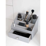 Organizador de maquillaje Stackers Classic - Gris guijarro