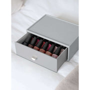 Cajón para esmalte de uñas Stackers Classic - Gris guijarro