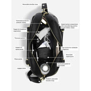 Bolso de mano Stackers - Negro