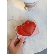 Tarjetero Stackers Heart - Rosa/Rojo