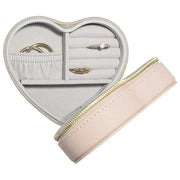 Joyero de viaje Stackers Heart - Rafia rubor
