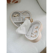 Joyero de viaje Stackers Heart - Rafia rubor