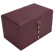 Joyero de lujo grande Stackers - Borgoña