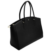 Bolso tote de trabajo Stackers grande - Negro