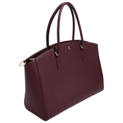 Bolso tote de trabajo Stackers grande - Borgoña