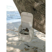 Neceser colgante mediano Stackers - Avena/Azul