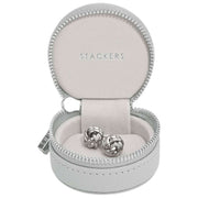 Joyero de viaje Stackers Oyster - Gris guijarro