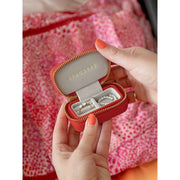 Joyero de viaje con cremallera Stackers Petite - Rojo