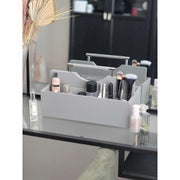 Organizador de cosméticos extragrande Stackers - Gris guijarro