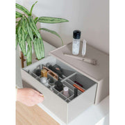 Organizador de maquillaje con cajón profundo y tamaño extragrande Stackers - Taupe