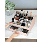 Organizador de maquillaje Stackers Supersize - Rubor/Dorado