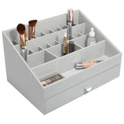 Organizador de maquillaje extragrande Stackers - Gris guijarro