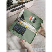 Portapasaporte familiar Stackers Wave - Verde espuma de mar