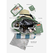 Bolsa de viaje Stackers Wave - Seafoam Green