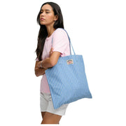 Superdry & Co Bolso tote Oxford a rayas - Broker Blue Stripe