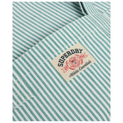 Superdry & Co Oxford Stripe Bolso tote - Peppermint/Chalk White Stripe