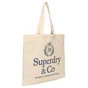 Superdry & Co Bolso Tote - Marrón Natural/Eclipse Azul Marino