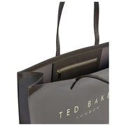 Bolso Icon extra grande Crikon Crinkle de Ted Baker - Gris medio