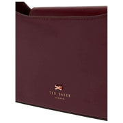 Ted Baker Bolso De Hombro Curlo Con Detalle De Lazo - Rojo Oscuro