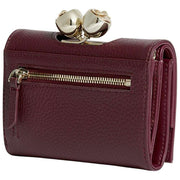 Ted Baker Bolso pequeño de cuero Roosa con pompón - Rojo oscuro