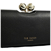 Ted Baker Bolso grande Roosali de cuero con pompón - Negro