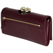 Ted Baker Bolso grande Roosali de cuero con pompón - Rojo oscuro