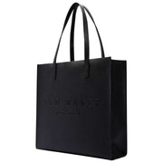 Bolso Icon grande Soocon Crosshatch de Ted Baker - Negro