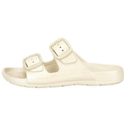 Totes Sandalias con doble hebilla SOLBOUNCE - Crema de piedra metálica