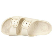 Totes Sandalias con doble hebilla SOLBOUNCE - Crema de piedra metálica