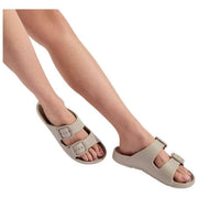 Totes Chanclas SOLBOUNCE con doble hebilla - Taupe Beige
