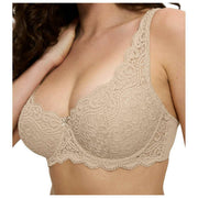 Triumph Sujetador de encaje con relleno y aros Amourette - Beige piel