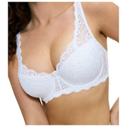 Triumph Sujetador de encaje con relleno y aros Amourette - Blanco