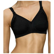 Triumph Sujetador sin aros de algodón Doreen - Negro