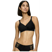 Triumph Sujetador sin aros de algodón Doreen - Negro