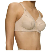 Sujetador sin aros de algodón Doreen de Triumph - Beige piel
