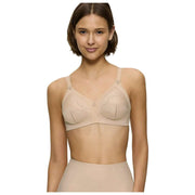 Sujetador sin aros de algodón Doreen de Triumph - Beige piel