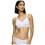 Triumph Sujetador Doreen De Algodón Sin Aros - Blanco