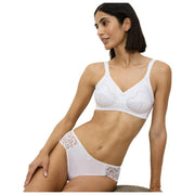 Triumph Sujetador Doreen De Algodón Sin Aros - Blanco