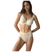 Braguitas largas transparentes Triumph Signature - Blanco crudo