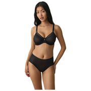 Triumph Signature Sujetador reductor transparente - Negro