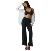 Triumph Signature Sujetador reductor transparente - Negro