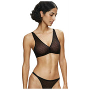 Triumph Signature Sujetador transparente sin aros - Negro