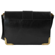 Vivienne Westwood Bella Horsebit Medium Flap Bag - Black