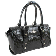 Vivienne Westwood Bandolera Bettina Emboss Croc Mini - Negro